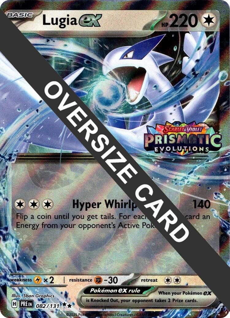 Lugia ex (082/131) (Jumbo Card) [Scarlet & Violet: Prismatic Evolutions] Pokemon Single Pokémon  | Multizone: Comics And Games