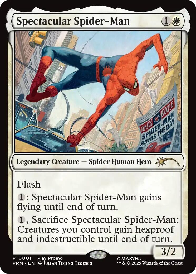 Spectacular Spider-Man [Wizards Play Network 2025] MTG Single Magic: The Gathering  | Multizone: Comics And Games