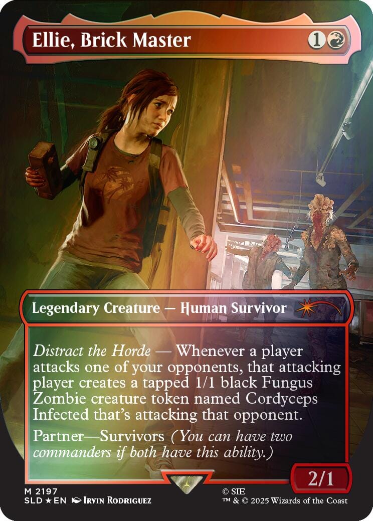 Ellie, Brick Master (Rainbow Foil) [Secret Lair Drop Series] MTG Single Magic: The Gathering  | Multizone: Comics And Games