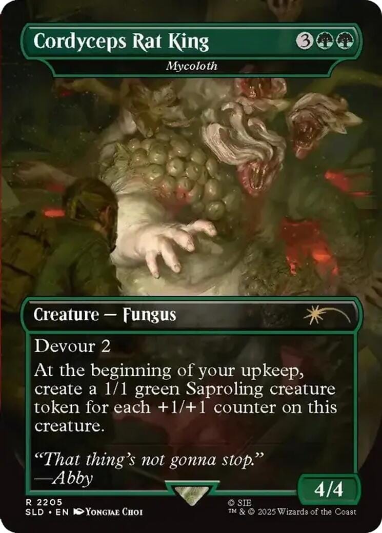 Cordyceps Rat King - Mycoloth [Secret Lair Drop Series] MTG Single Magic: The Gathering  | Multizone: Comics And Games
