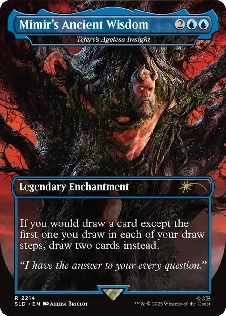 Mimir's Ancient Wisdom - Teferi's Ageless Insight [Secret Lair Drop Series] MTG Single Magic: The Gathering  | Multizone: Comics And Games
