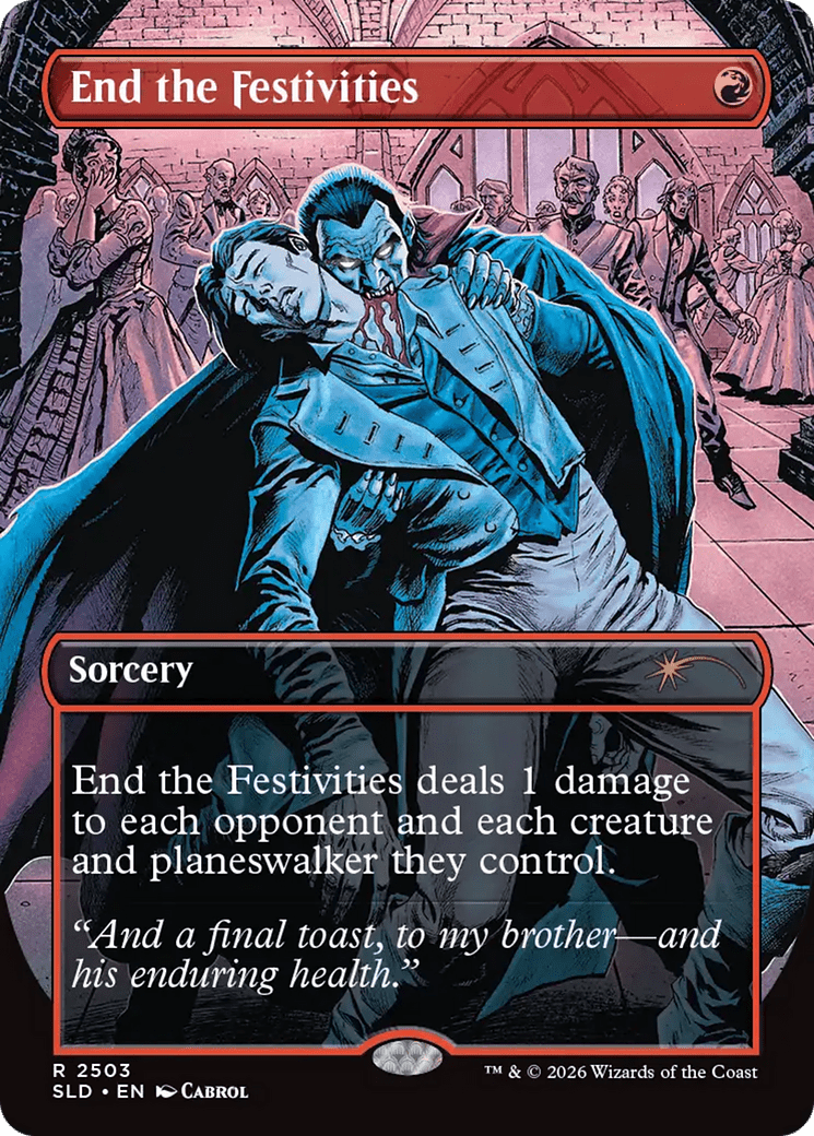 End the Festivities [Secret Lair Drop Series] MTG Single Magic: The Gathering  | Multizone: Comics And Games