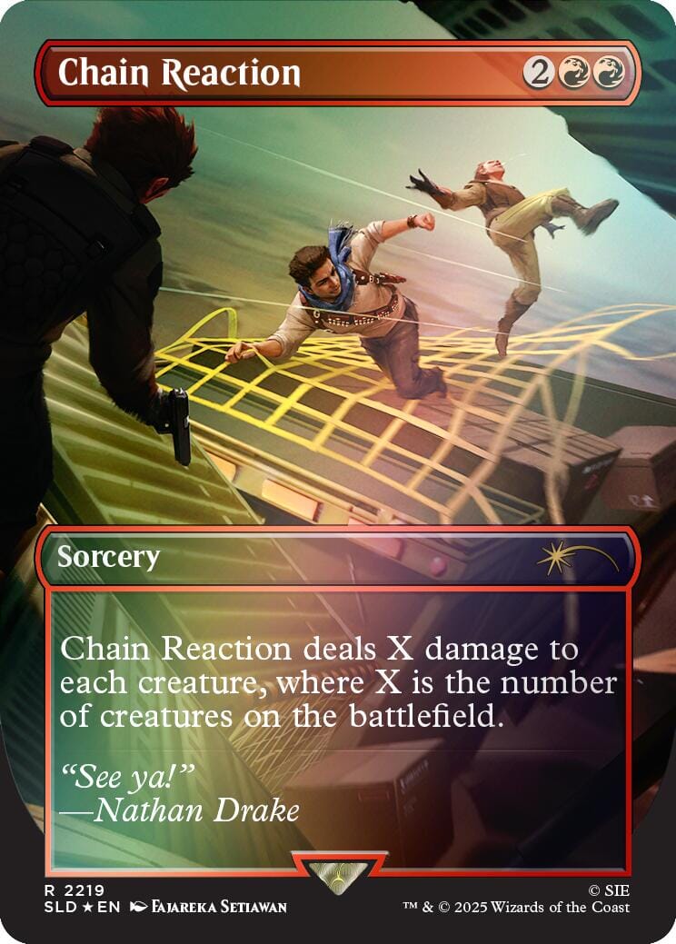 Chain Reaction (Rainbow Foil) [Secret Lair Drop Series] MTG Single Magic: The Gathering  | Multizone: Comics And Games