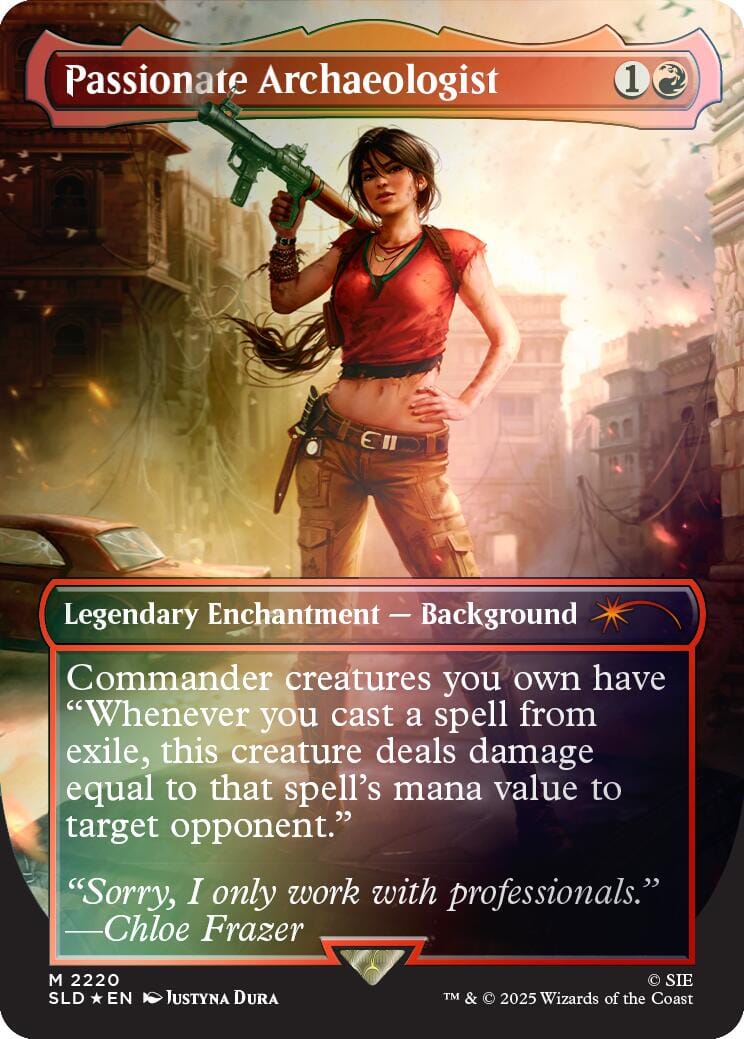 Passionate Archaeologist (Rainbow Foil) [Secret Lair Drop Series] MTG Single Magic: The Gathering  | Multizone: Comics And Games