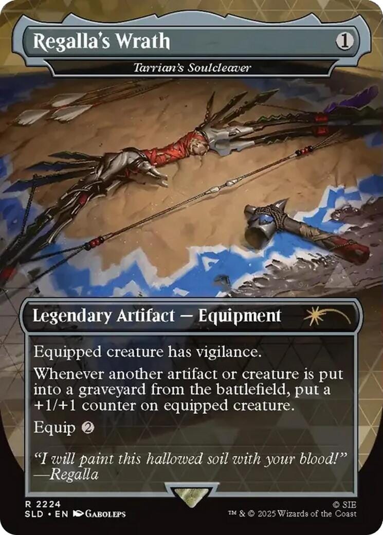 Regalla's Wrath - Tarrian's Soulcleaver [Secret Lair Drop Series] MTG Single Magic: The Gathering  | Multizone: Comics And Games