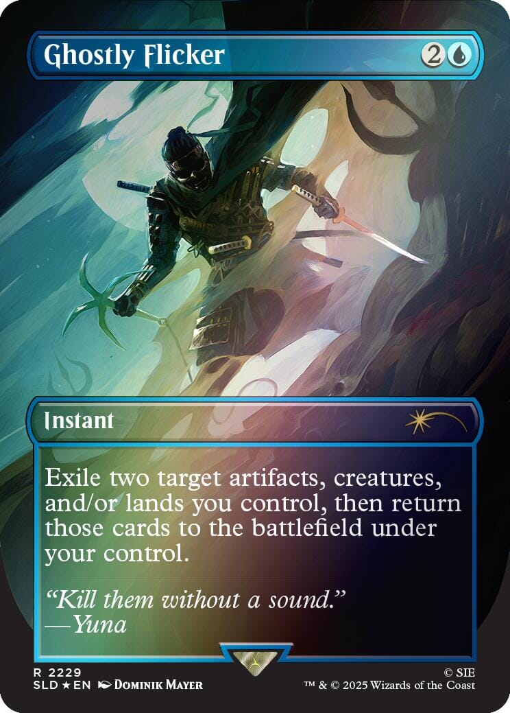 Ghostly Flicker (Rainbow Foil) [Secret Lair Drop Series] MTG Single Magic: The Gathering  | Multizone: Comics And Games