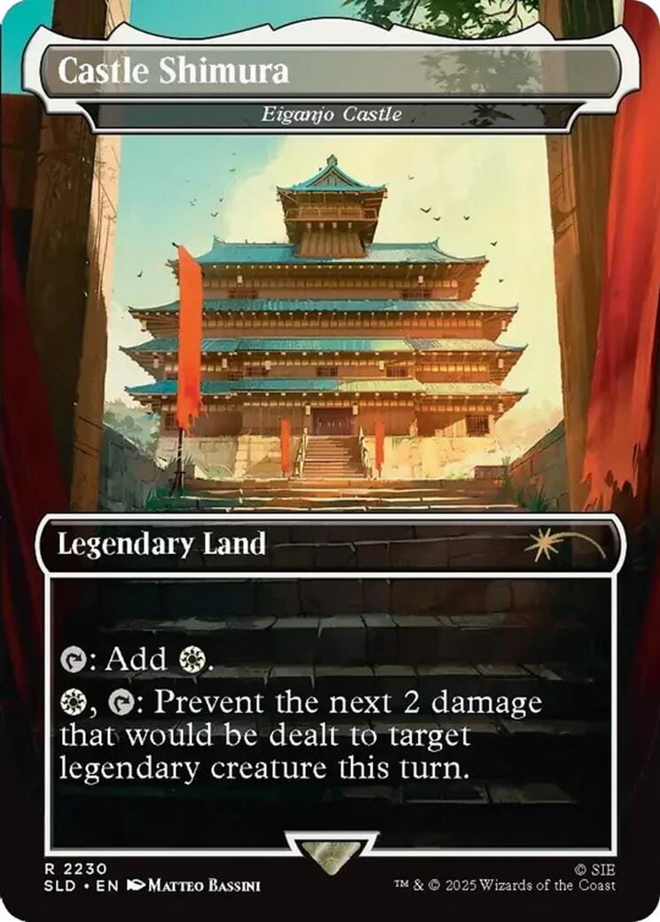 Castle Shimura - Eiganjo Castle [Secret Lair Drop Series] MTG Single Magic: The Gathering  | Multizone: Comics And Games