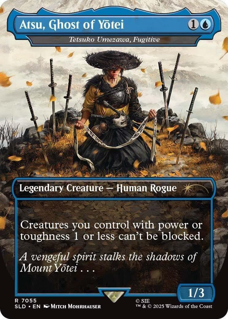 Atsu, Ghost of Yotei - Tetsuko Umezawa, Fugitive [Secret Lair Drop Series] MTG Single Magic: The Gathering  | Multizone: Comics And Games