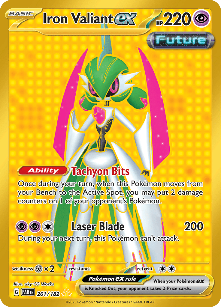 Iron Valiant ex (261/182) [Scarlet & Violet: Paradox Rift] Pokemon Single Pokémon  | Multizone: Comics And Games