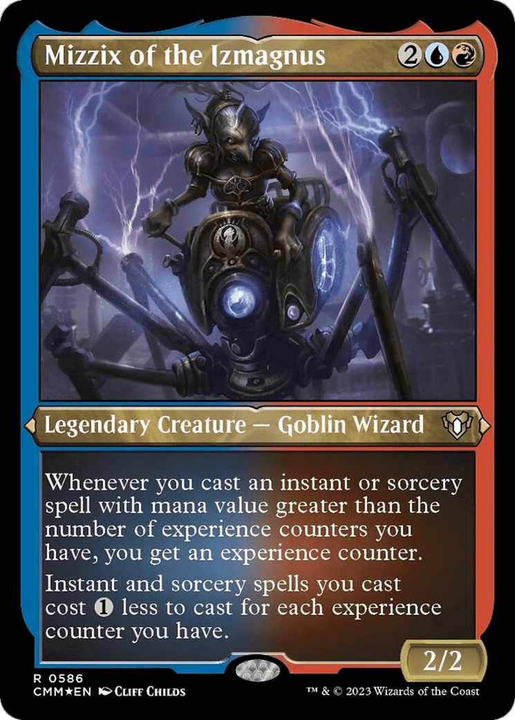 Mizzix of the Izmagnus (Foil Etched) [Commander Masters] MTG Single Magic: The Gathering  | Multizone: Comics And Games