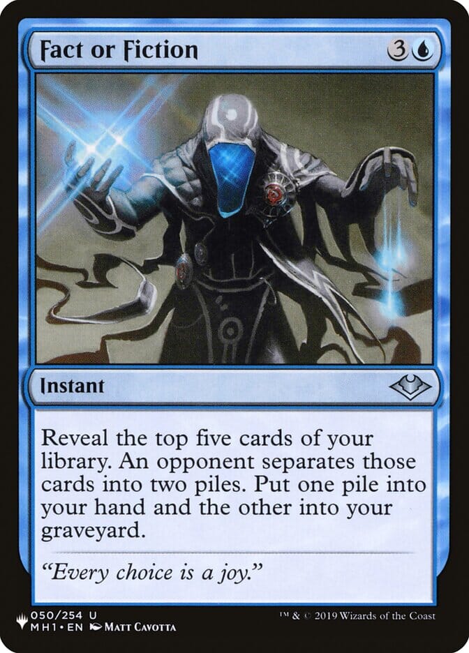 Fact or Fiction [The List] MTG Single Magic: The Gathering  | Multizone: Comics And Games