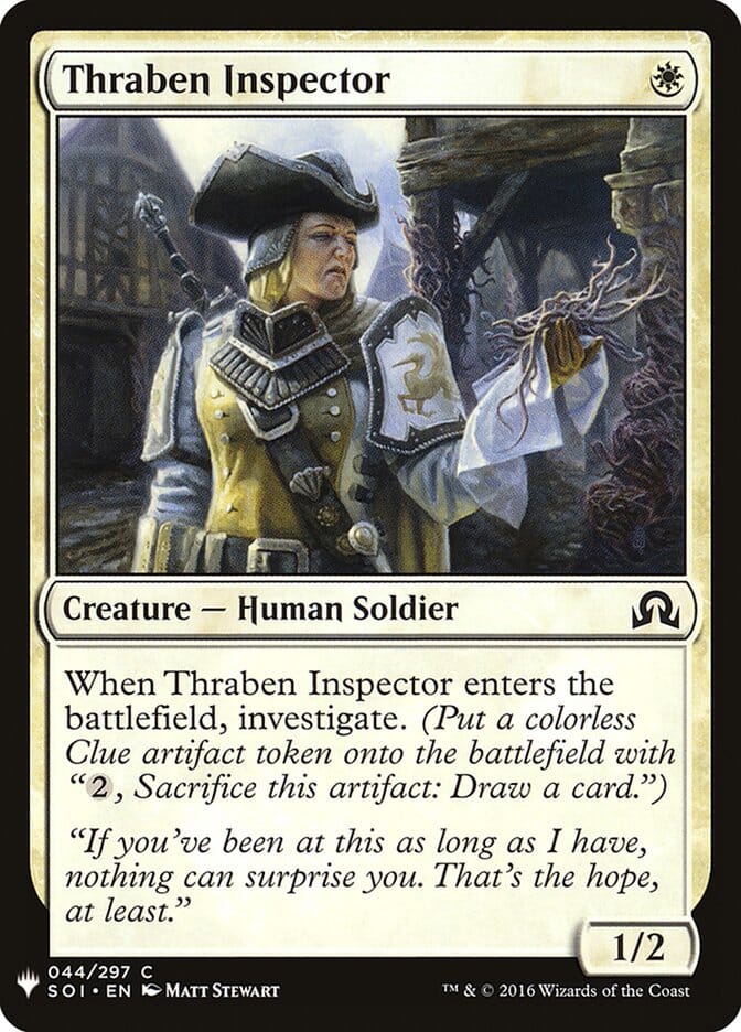 Thraben Inspector [Mystery Booster] MTG Single Magic: The Gathering  | Multizone: Comics And Games