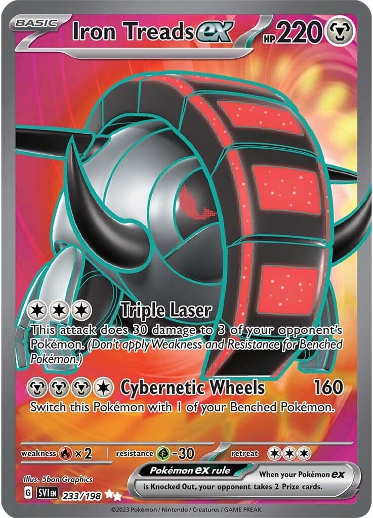 Iron Treads ex (233/198) [Scarlet & Violet: Base Set] Pokemon Single Pokémon  | Multizone: Comics And Games