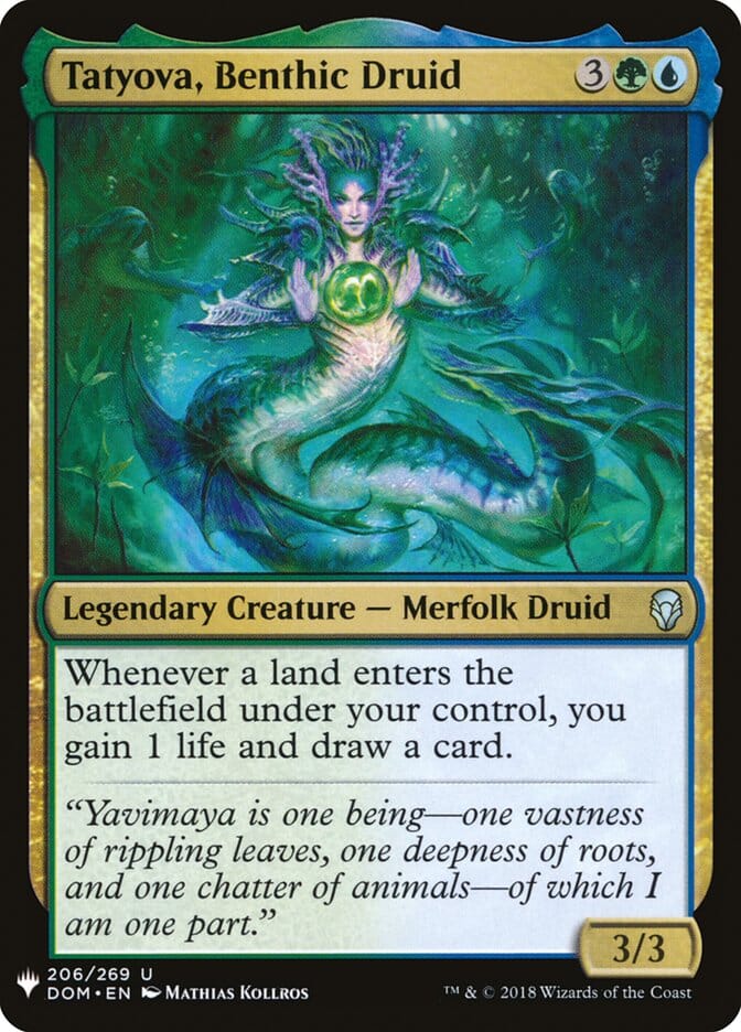 Tatyova, Benthic Druid [Mystery Booster] MTG Single Magic: The Gathering  | Multizone: Comics And Games