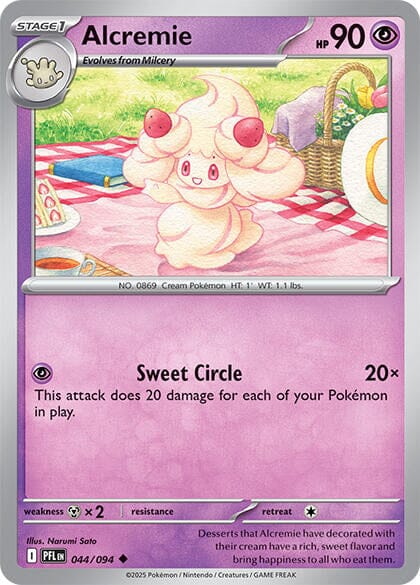 Alcremie (044/094) [Mega Evolution: Phantasmal Flames] Pokemon Single Pokémon  | Multizone: Comics And Games