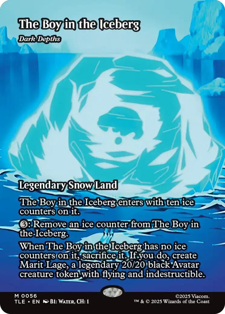 The Boy in the Iceberg - Dark Depths [Avatar: The Last Airbender: Eternal-Legal] MTG Single Magic: The Gathering  | Multizone: Comics And Games