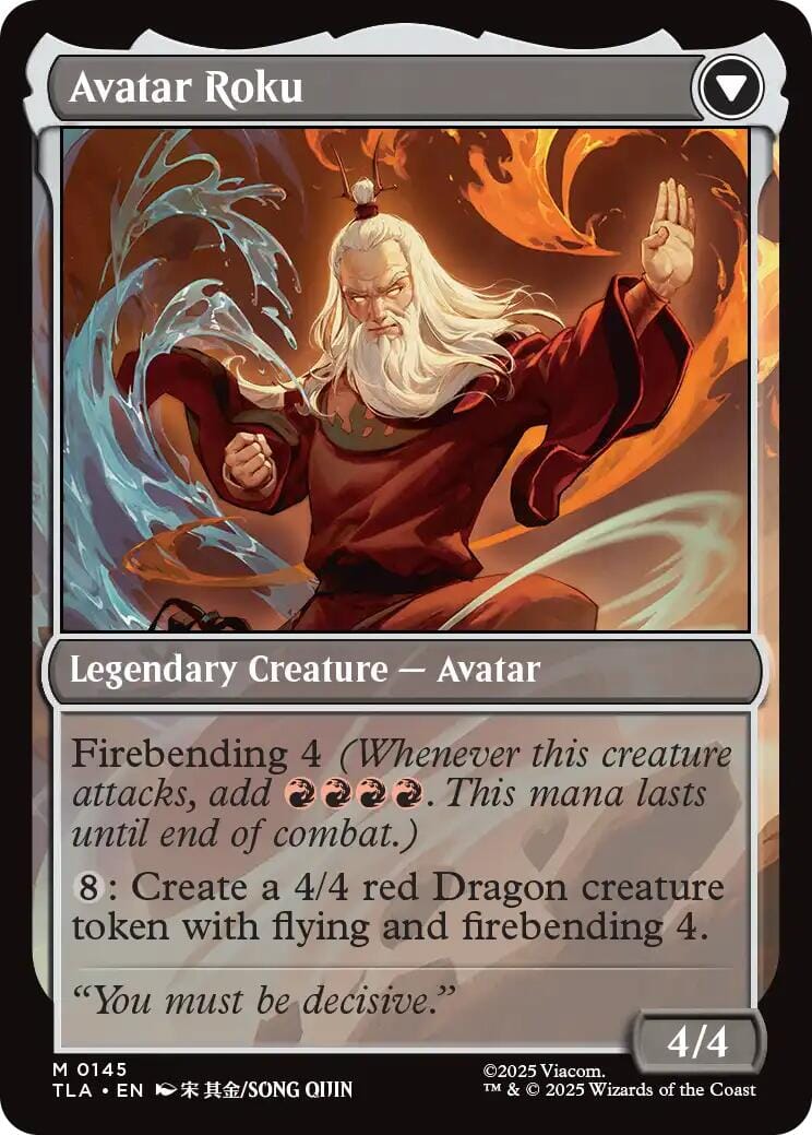 The Legend of Roku [Avatar: The Last Airbender] MTG Single Magic: The Gathering  | Multizone: Comics And Games