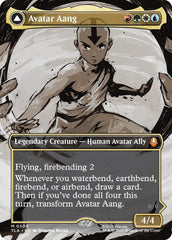 Avatar Aang (Borderless) [Avatar: The Last Airbender] MTG Single Magic: The Gathering  | Multizone: Comics And Games