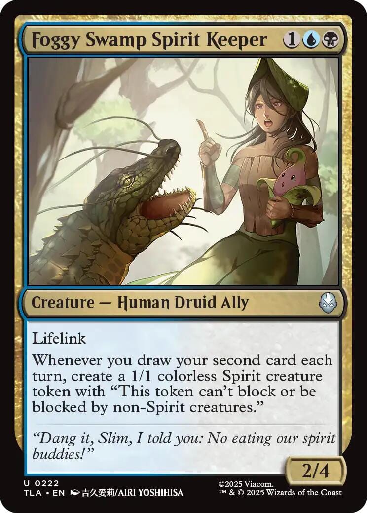 Foggy Swamp Spirit Keeper [Avatar: The Last Airbender] MTG Single Magic: The Gathering  | Multizone: Comics And Games