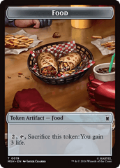 Leviathan // Food Double-Sided Token [Marvel Super Heroes Tokens] MTG Single Magic: The Gathering  | Multizone: Comics And Games
