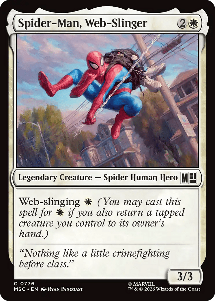 Spider-Man, Web-Slinger [Marvel Super Heroes Commander] MTG Single Magic: The Gathering  | Multizone: Comics And Games