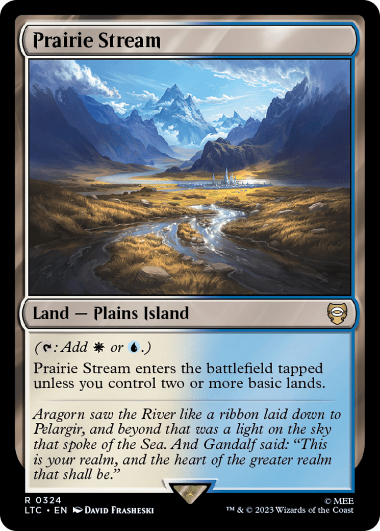 Prairie Stream [The Lord of the Rings: Tales of Middle-Earth Commander] MTG Single Magic: The Gathering  | Multizone: Comics And Games