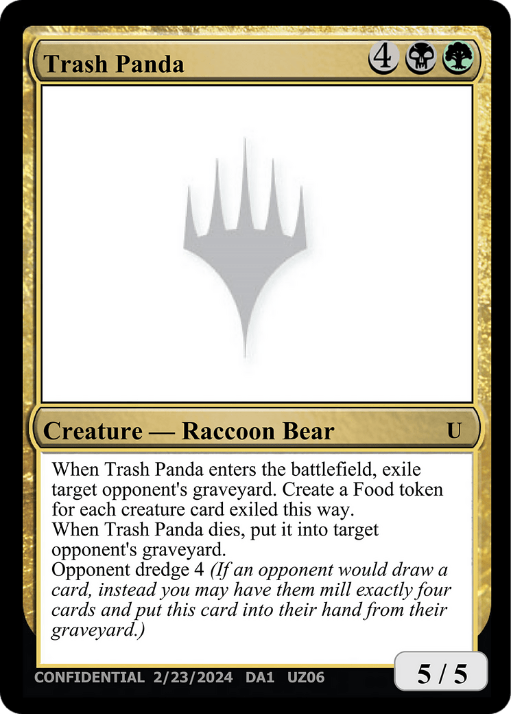 Trash Panda [Unknown Event] MTG Single Magic: The Gathering  | Multizone: Comics And Games