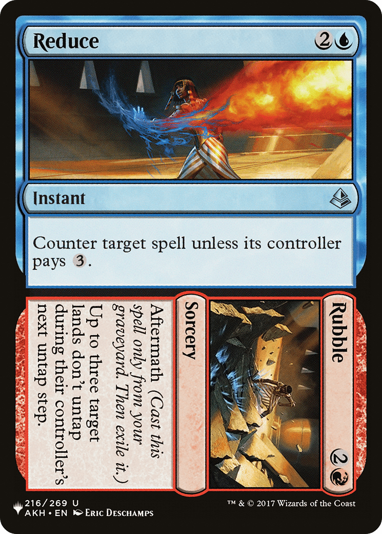 Reduce // Rubble [The List] MTG Single Magic: The Gathering  | Multizone: Comics And Games