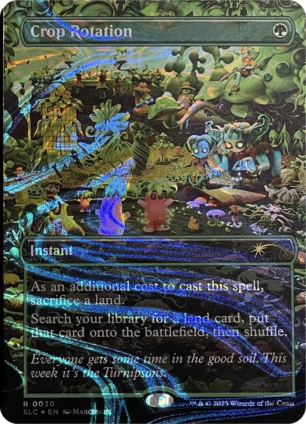 Crop Rotation (Halo Foil) [Secret Lair Countdown Kit] MTG Single Magic: The Gathering  | Multizone: Comics And Games