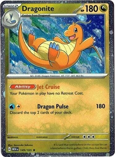 Dragonite 149/165 (Cosmos Holo) [Miscellaneous Cards] Pokemon Single Pokémon  | Multizone: Comics And Games