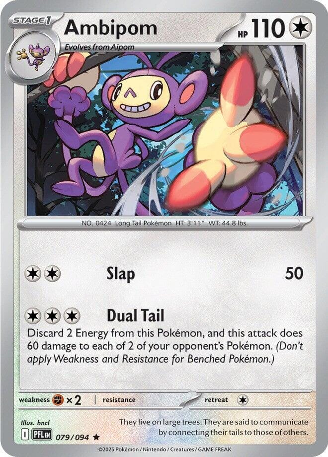Ambipom (079/094) [Mega Evolution: Phantasmal Flames] Pokemon Single Pokémon  | Multizone: Comics And Games