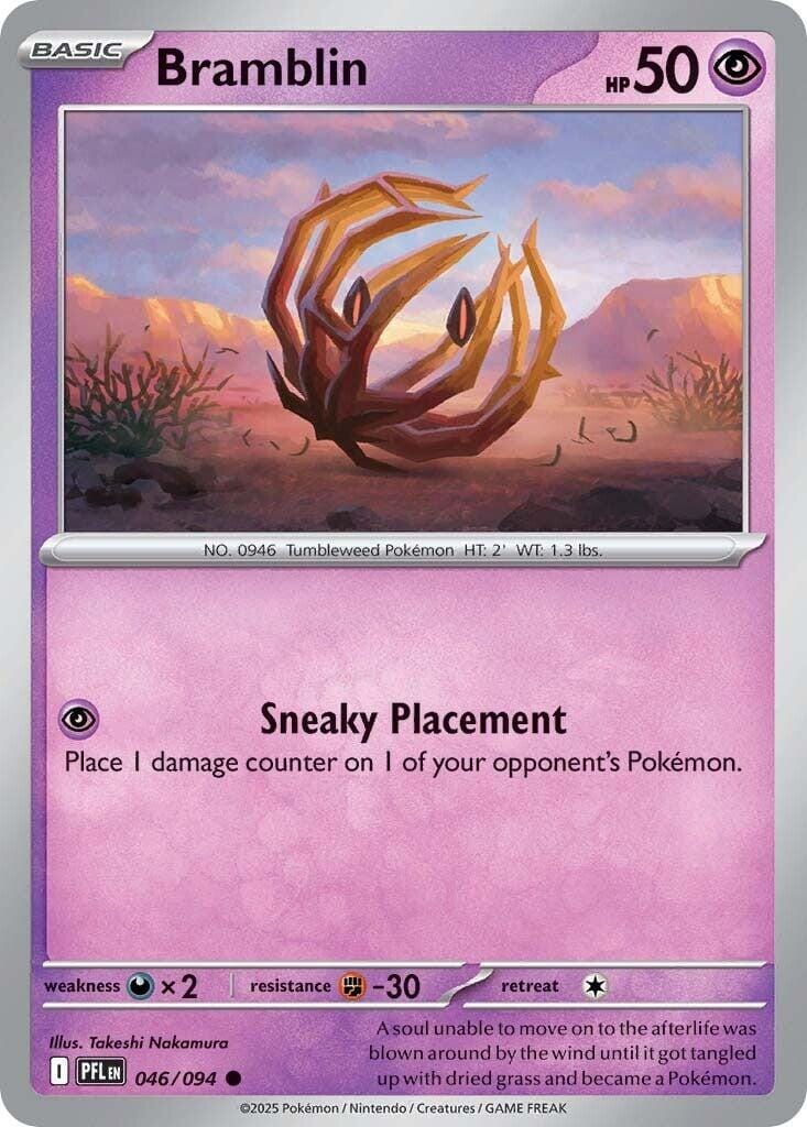 Bramblin (046/094) [Mega Evolution: Phantasmal Flames] Pokemon Single Pokémon  | Multizone: Comics And Games