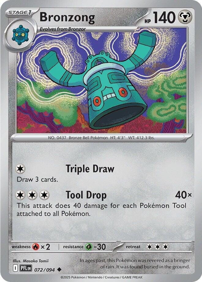 Bronzong (072/094) [Mega Evolution: Phantasmal Flames] Pokemon Single Pokémon  | Multizone: Comics And Games