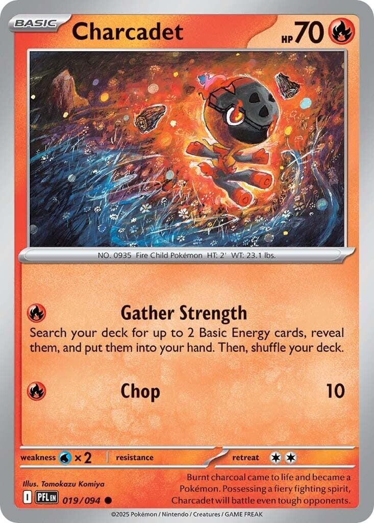 Charcadet (019/094) [Mega Evolution: Phantasmal Flames] Pokemon Single Pokémon  | Multizone: Comics And Games