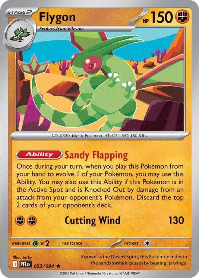 Flygon (053/094) [Mega Evolution: Phantasmal Flames] Pokemon Single Pokémon  | Multizone: Comics And Games