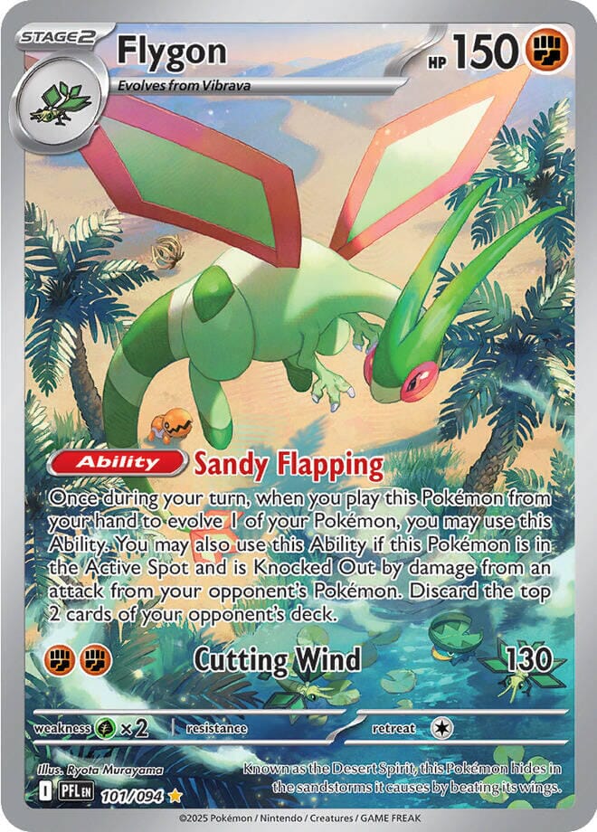 Flygon (101/094) [Mega Evolution: Phantasmal Flames] Pokemon Single Pokémon  | Multizone: Comics And Games