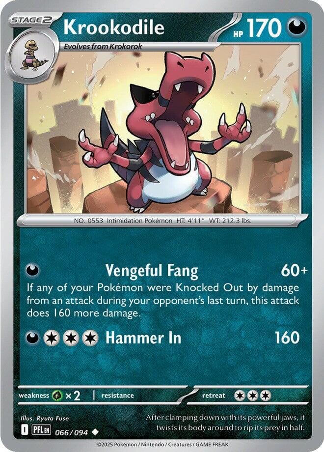 Krookodile (066/094) [Mega Evolution: Phantasmal Flames] Pokemon Single Pokémon  | Multizone: Comics And Games