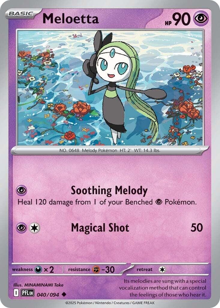 Meloetta (040/094) [Mega Evolution: Phantasmal Flames] Pokemon Single Pokémon  | Multizone: Comics And Games