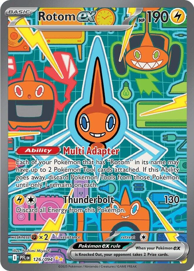Rotom ex (126/094) [Mega Evolution: Phantasmal Flames] Pokemon Single Pokémon  | Multizone: Comics And Games