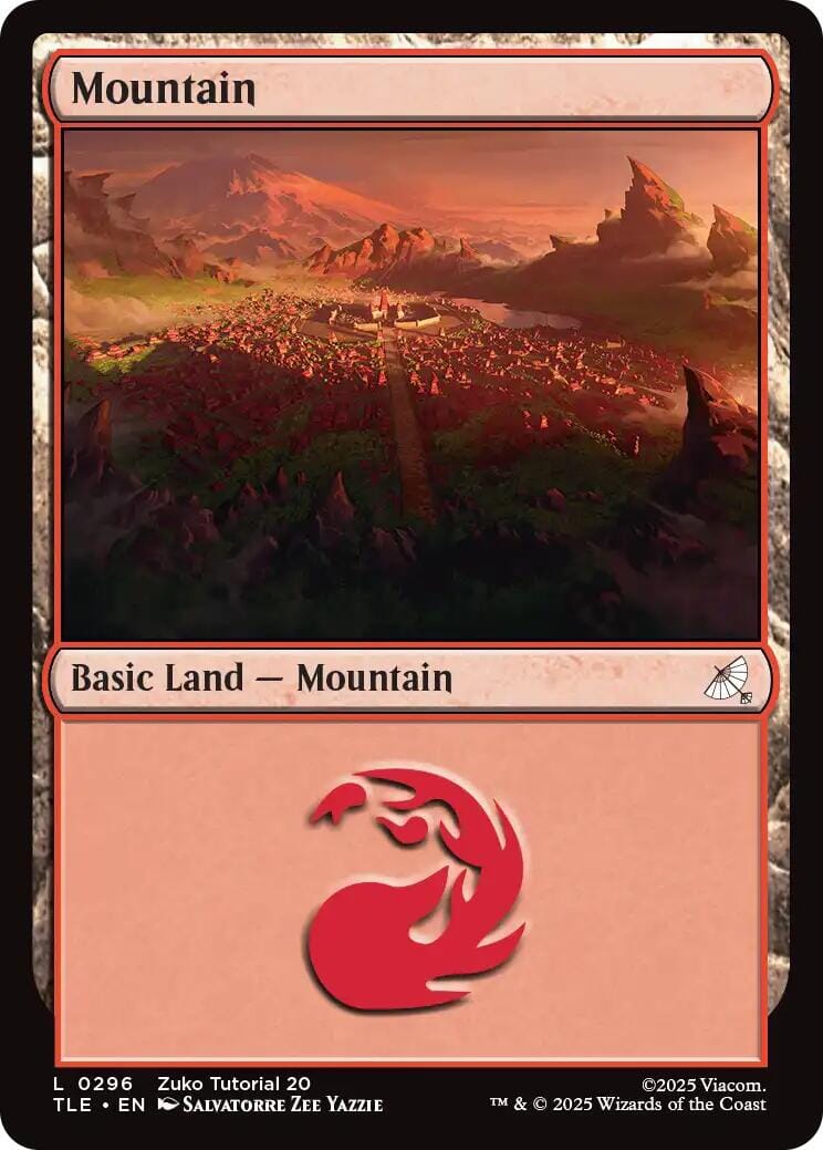 Mountain (0296) [Avatar: The Last Airbender: Eternal-Legal] MTG Single Magic: The Gathering  | Multizone: Comics And Games