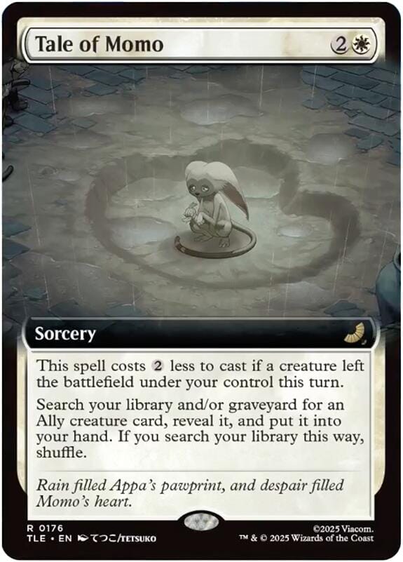 Tale of Momo (Extended Art) [Avatar: The Last Airbender: Eternal-Legal] MTG Single Magic: The Gathering  | Multizone: Comics And Games