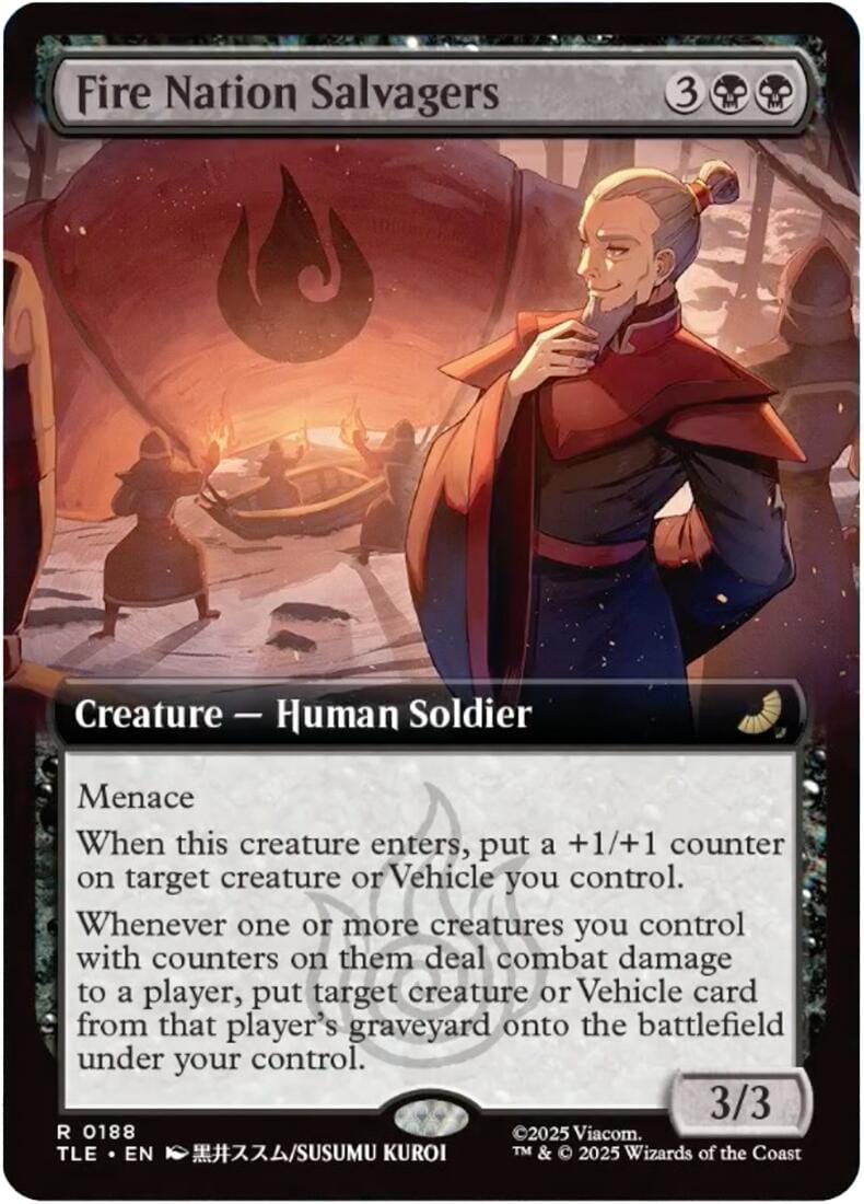 Fire Nation Salvagers (Extended Art) [Avatar: The Last Airbender: Eternal-Legal] MTG Single Magic: The Gathering  | Multizone: Comics And Games