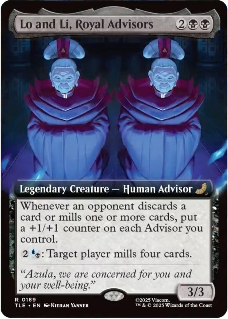 Lo and Li, Royal Advisors (Extended Art) [Avatar: The Last Airbender: Eternal-Legal] MTG Single Magic: The Gathering  | Multizone: Comics And Games