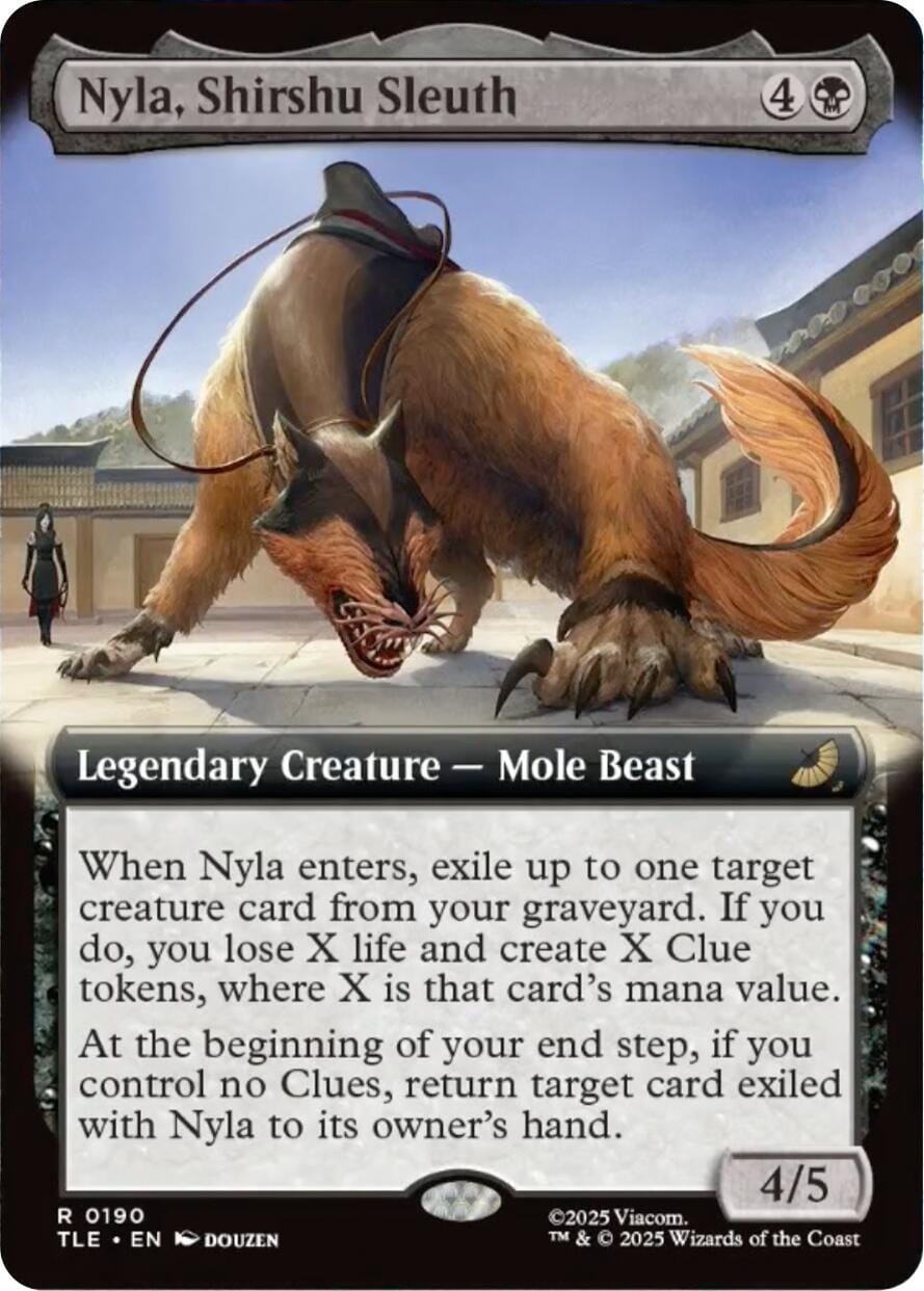 Nyla, Shirshu Sleuth (Extended Art) [Avatar: The Last Airbender: Eternal-Legal] MTG Single Magic: The Gathering  | Multizone: Comics And Games