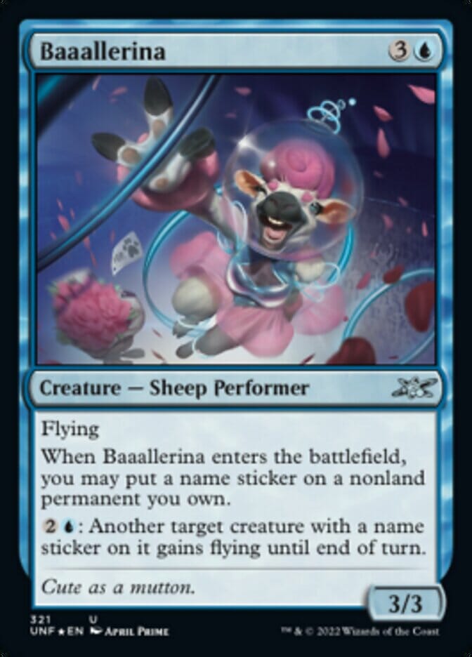 Baaallerina (Galaxy Foil) [Unfinity] MTG Single Magic: The Gathering  | Multizone: Comics And Games