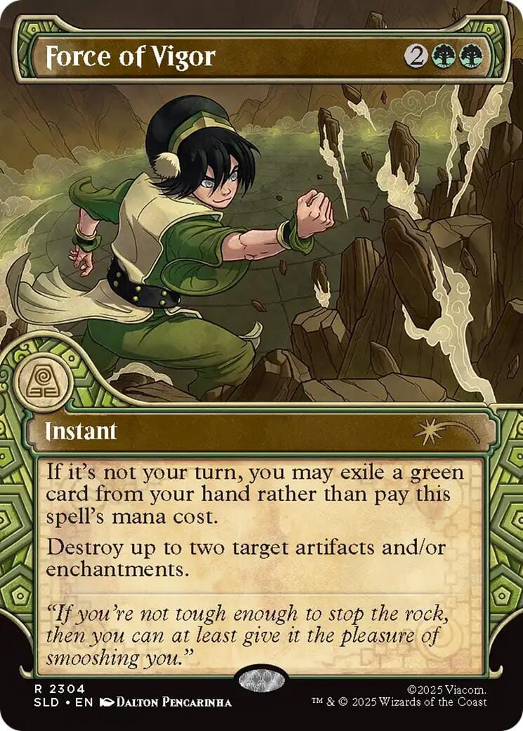Force of Vigor [Secret Lair Drop Series] MTG Single Magic: The Gathering  | Multizone: Comics And Games