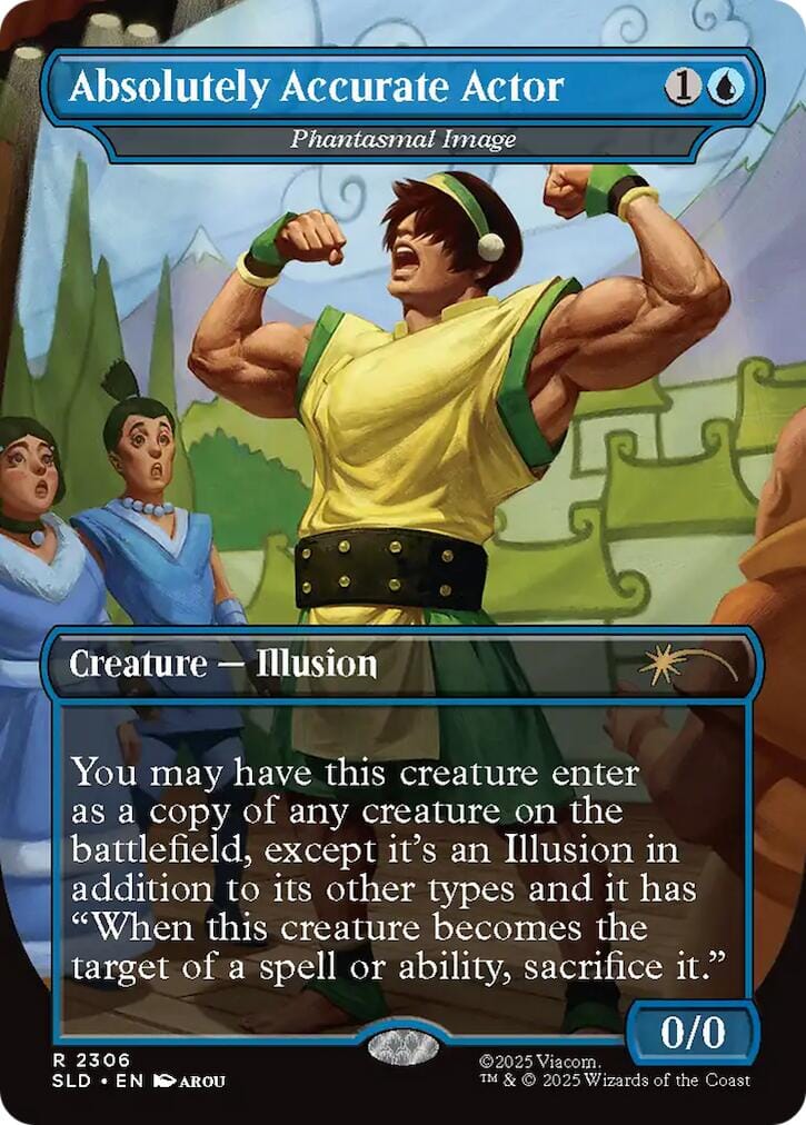 Absolutely Accurate Actor - Phantasmal Image [Secret Lair Drop Series] MTG Single Magic: The Gathering  | Multizone: Comics And Games