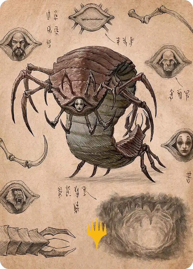 Koh, the Face Stealer 2 Art Card (Gold-Stamped Planeswalker Symbol) [Avatar: The Last Airbender Art Series] MTG Single Magic: The Gathering  | Multizone: Comics And Games