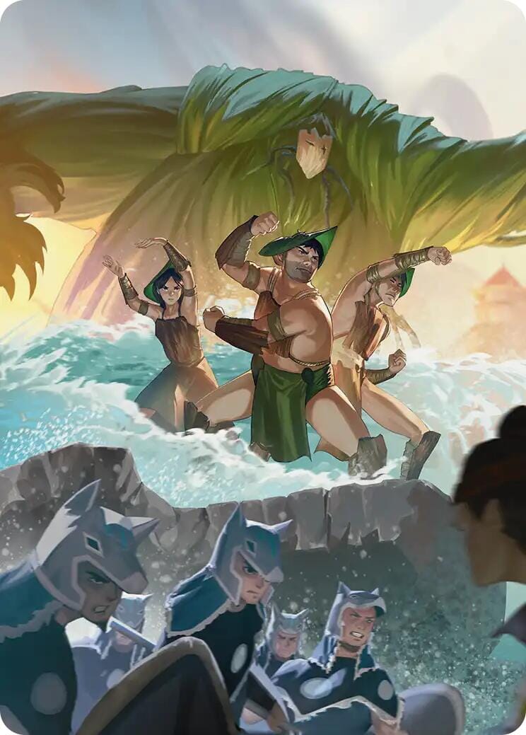 Swampbenders Art Card [Avatar: The Last Airbender Art Series] MTG Single Magic: The Gathering  | Multizone: Comics And Games
