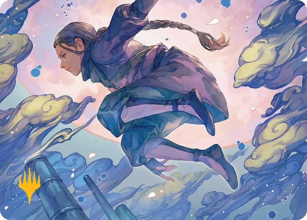 Katara, Seeking Revenge Art Card (Gold-Stamped Planeswalker Symbol) [Avatar: The Last Airbender Art Series] MTG Single Magic: The Gathering  | Multizone: Comics And Games